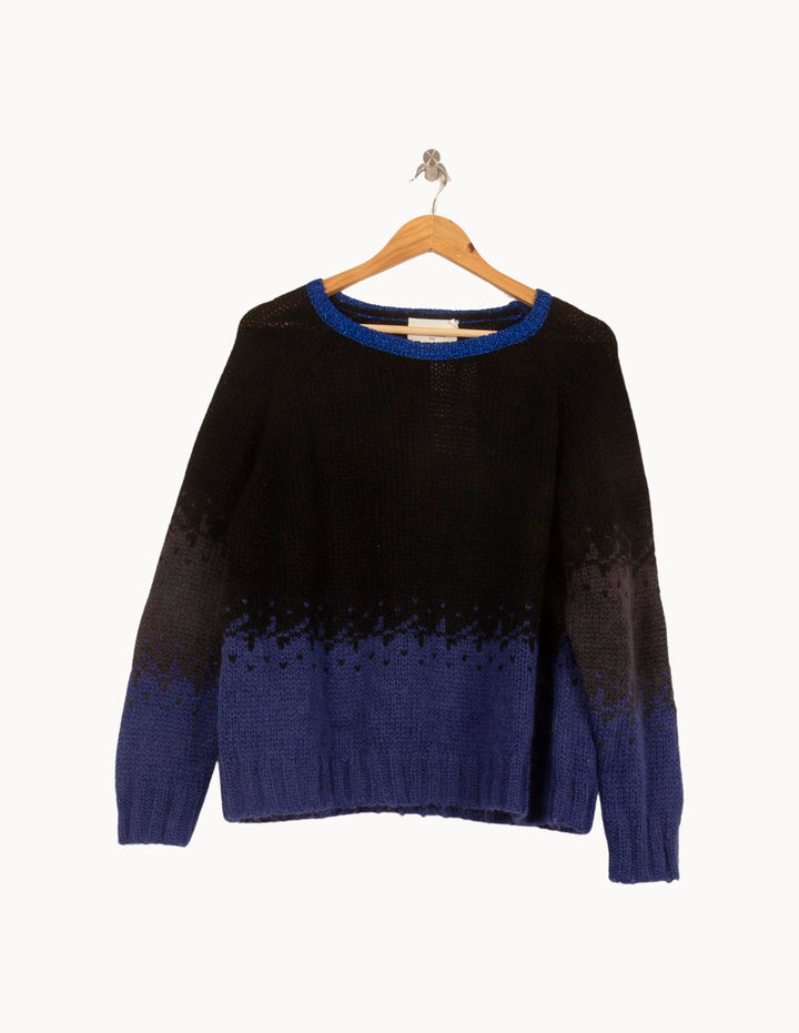 Pull Bleu et Noir - Taille S/36 de la marque Bérénice | PARAD62912 - Vendu par Paradigme - Image 2