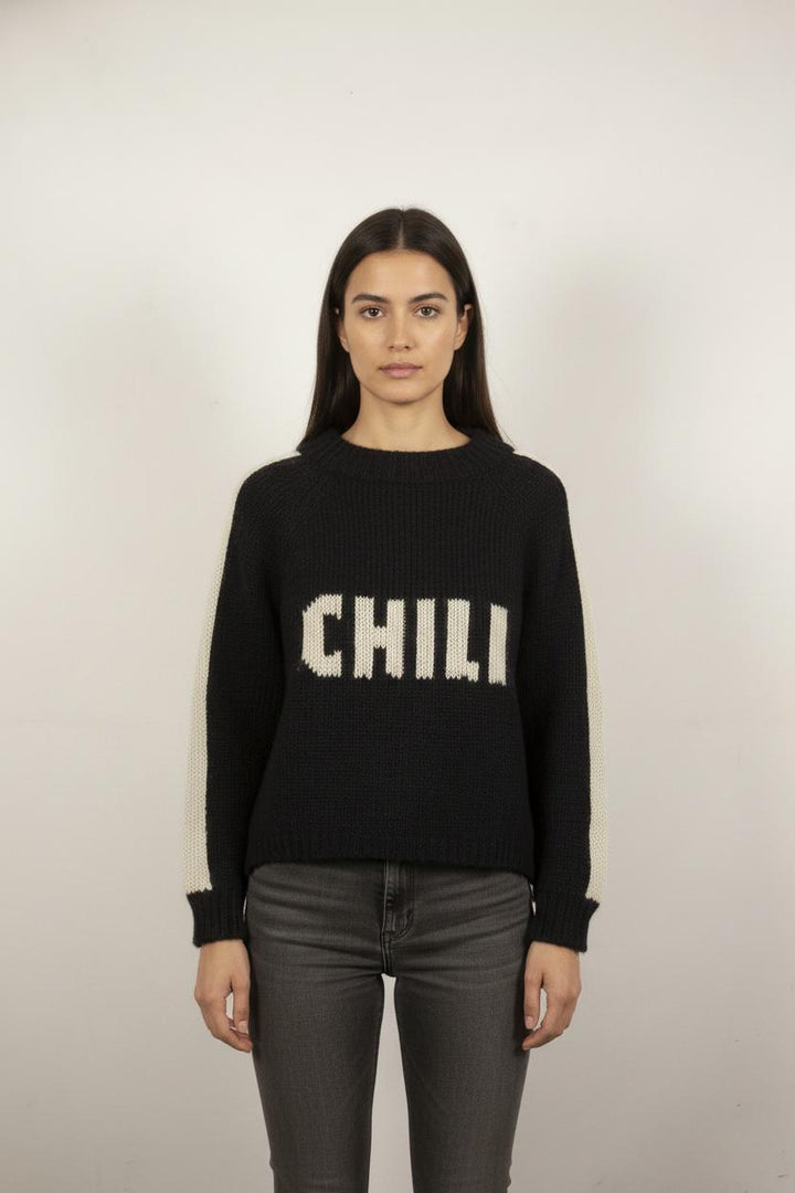 Pull Noir et Blanc - Taille S/36