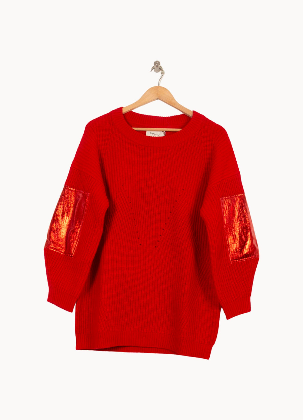 Pull Rouge - Taille S/36 de la marque Bérénice | PARAD62915 - Vendu par Paradigme - Image 2