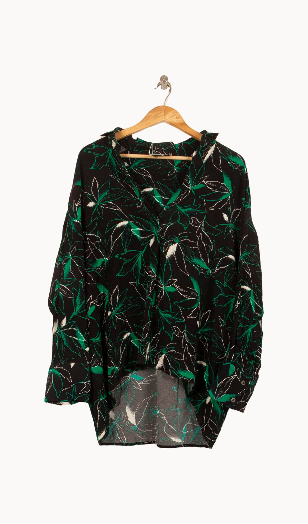 Blouse Noire et Verte - Taille S/36 de la marque Bérénice | PARAD62931 - Vendu par Paradigme - Image 2