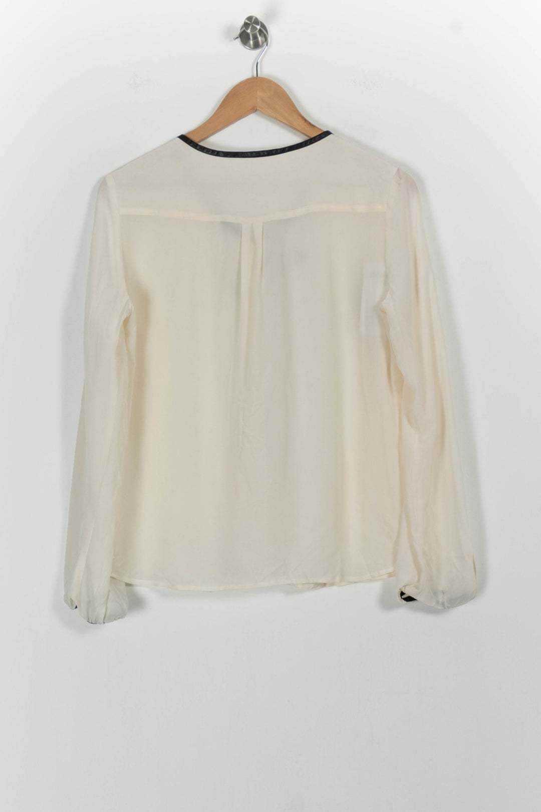 Blouse Beige et Noire - Taille S/36 de la marque Bérénice | PARAD62932 - Vendu par Paradigme - Image 4