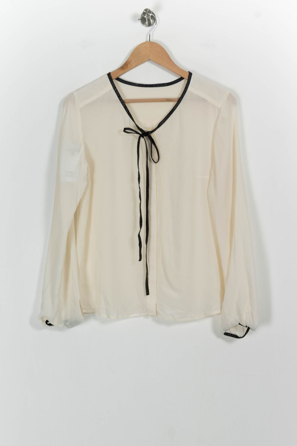 Blouse Beige et Noire - Taille S/36 de la marque Bérénice | PARAD62932 - Vendu par Paradigme - Image 2