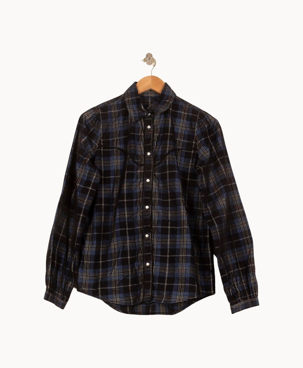 Chemise Bleu et Noir - Taille S/36 de la marque Bérénice | PARAD62934 - Vendu par Paradigme - Image 2