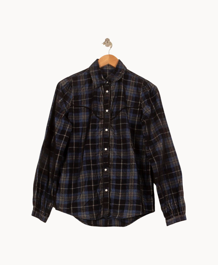 Chemise Bleu et Noir - Taille S/36 de la marque Bérénice | PARAD62934 - Vendu par Paradigme - Image 2