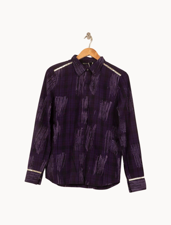 Chemise Violette - Taille S/36 de la marque Bérénice | PARAD62935 - Vendu par Paradigme - Image 2