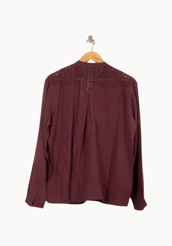 Blouse Violette - Taille S/36 de la marque Bérénice | PARAD62937 - Vendu par Paradigme - Image 4