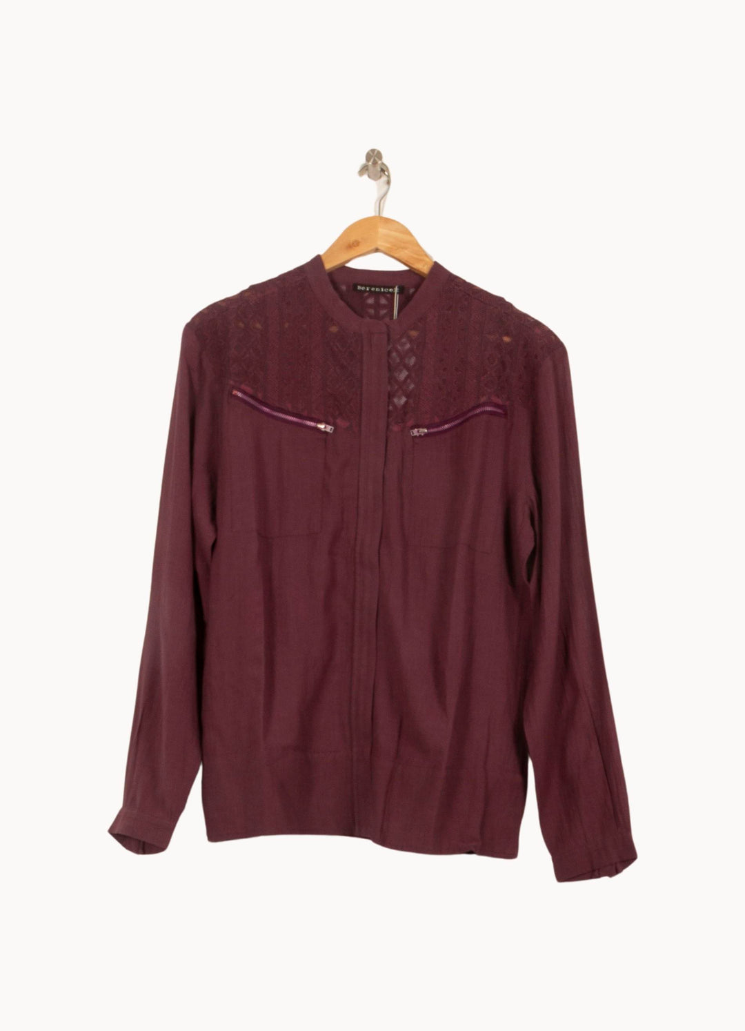 Blouse Violette - Taille S/36 de la marque Bérénice | PARAD62937 - Vendu par Paradigme - Image 2