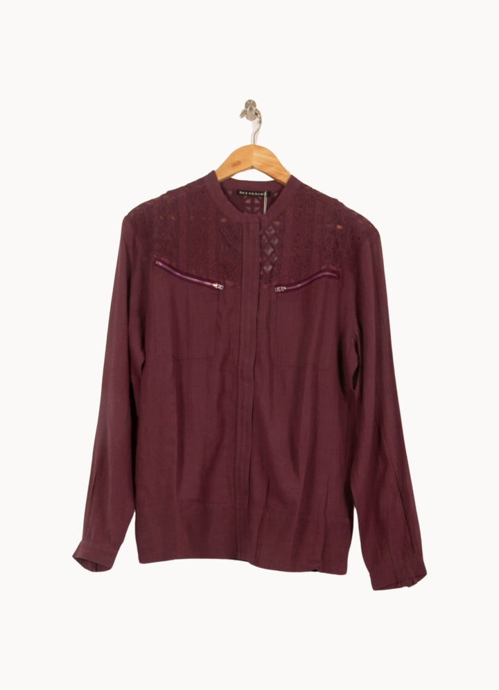 Blouse Violette - Taille S/36 de la marque Bérénice | PARAD62937 - Vendu par Paradigme - Image 2