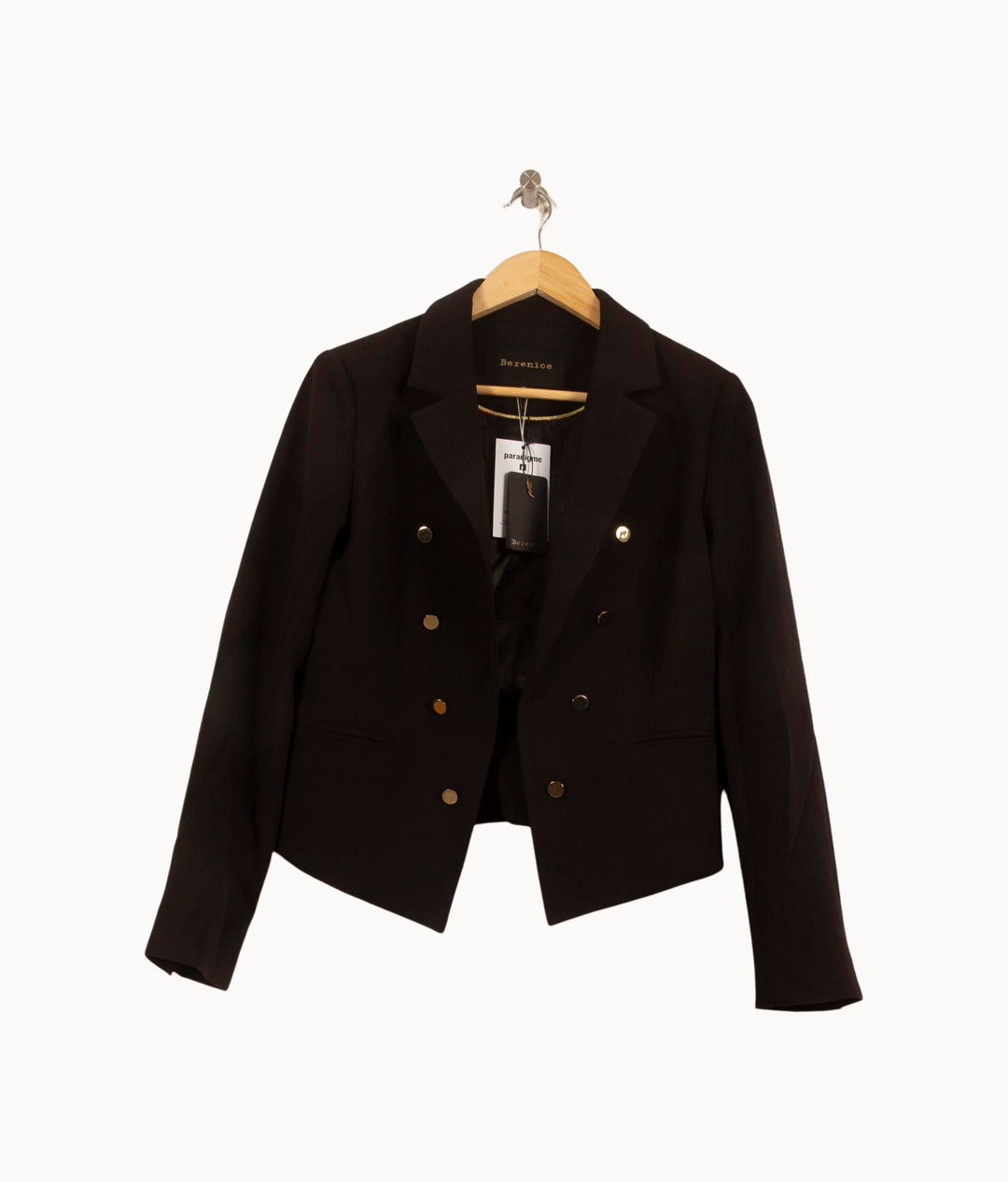 Blazer Noir - Taille S/36 de la marque Bérénice | PARAD62939 - Vendu par Paradigme - Image 2