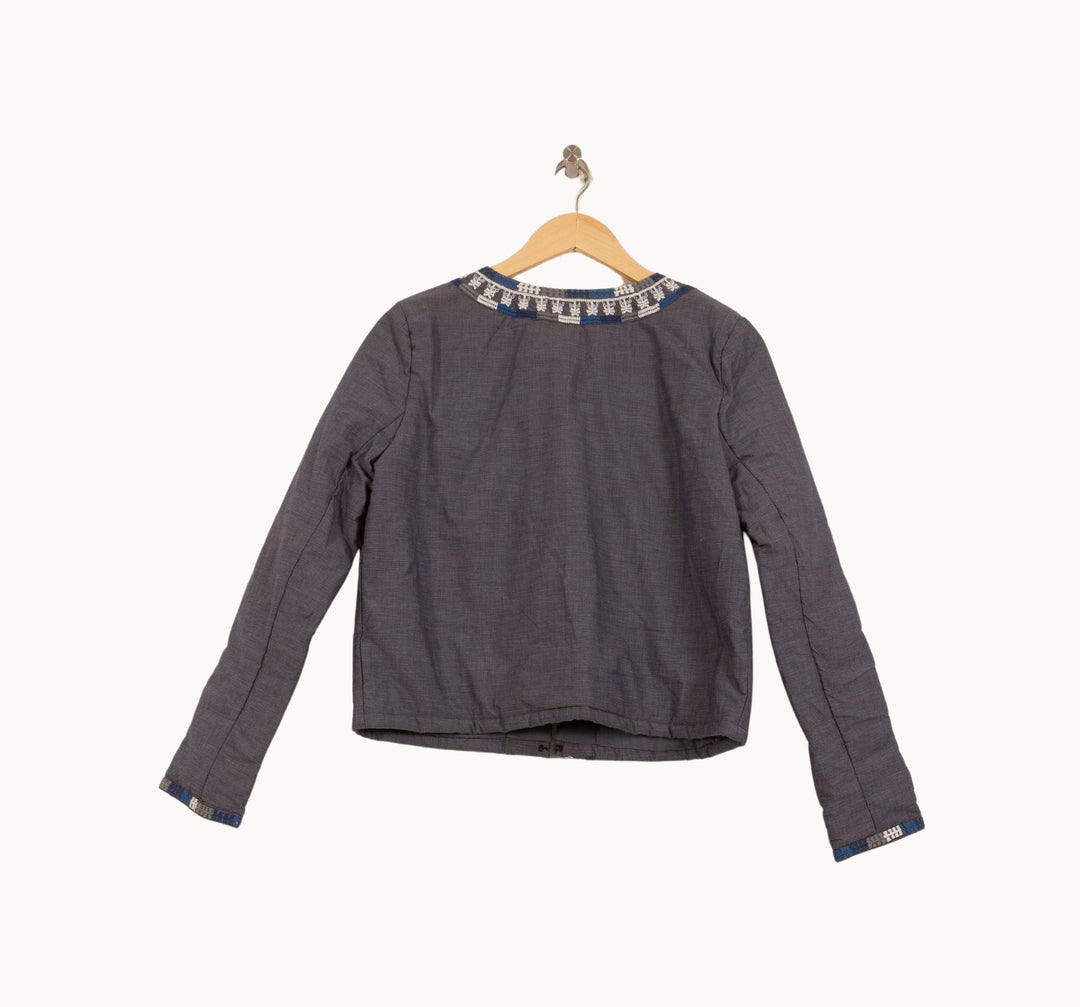 Veste Bleu et Blanc - Taille S/36 de la marque Bérénice | PARAD62950 - Vendu par Paradigme - Image 4