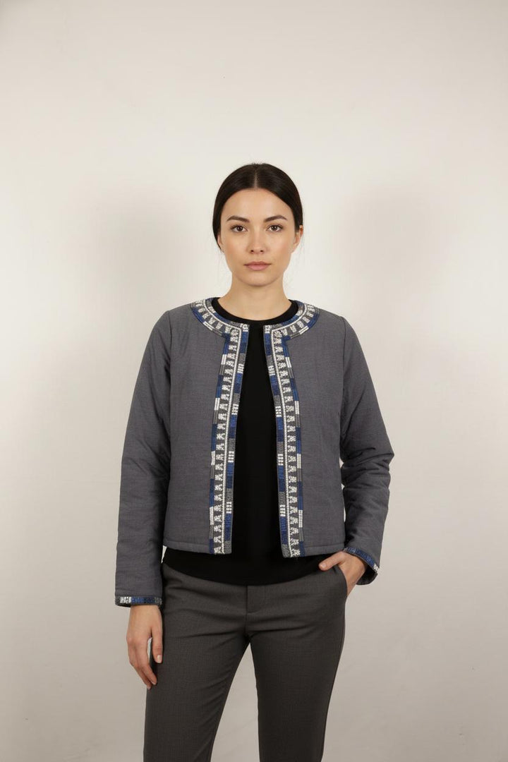 Veste Bleu et Blanc - Taille S/36