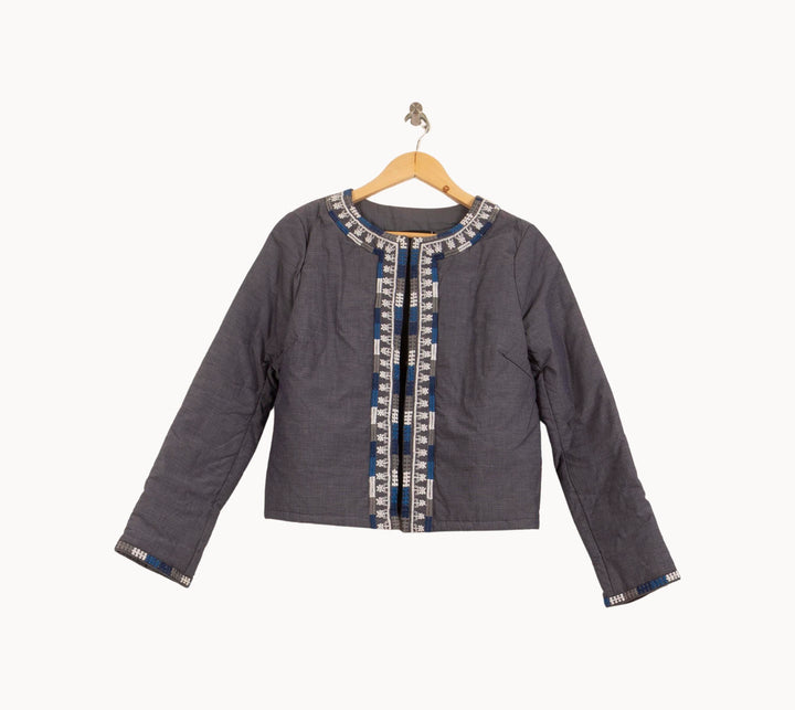 Veste Bleu et Blanc - Taille S/36 de la marque Bérénice | PARAD62950 - Vendu par Paradigme - Image 2