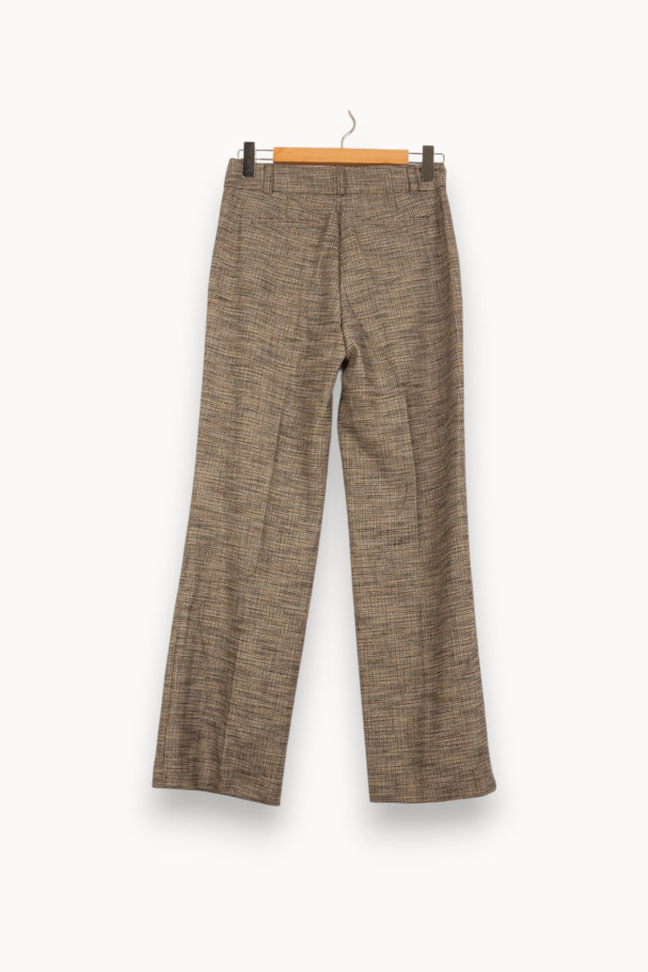 Pantalon À Carreaux Gris - Taille S/36 de la marque Bérénice | PARAD62951 - Vendu par Paradigme - Image 4