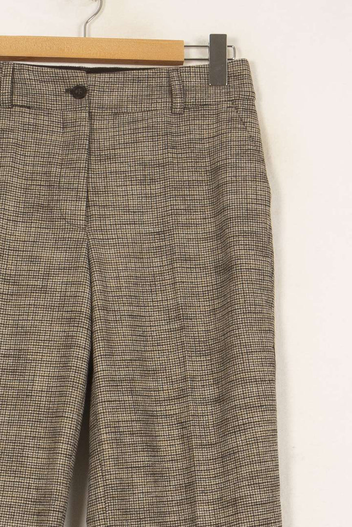 Pantalon À Carreaux Gris - Taille S/36 de la marque Bérénice | PARAD62951 - Vendu par Paradigme - Image 3