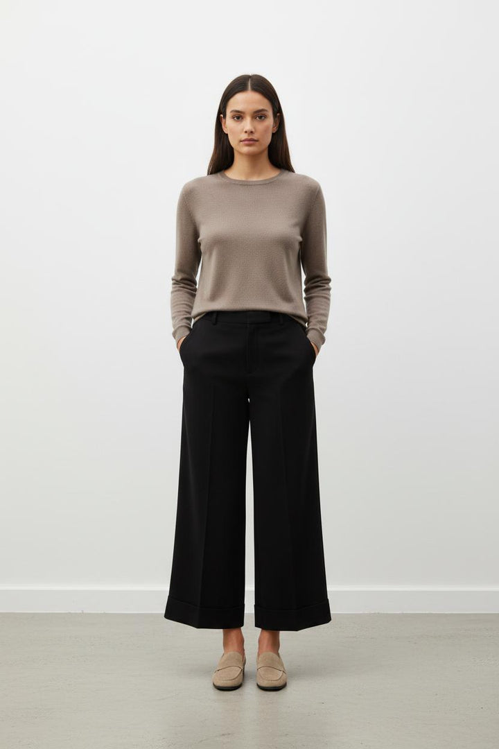 Pantalon Large Noir - Taille S/36