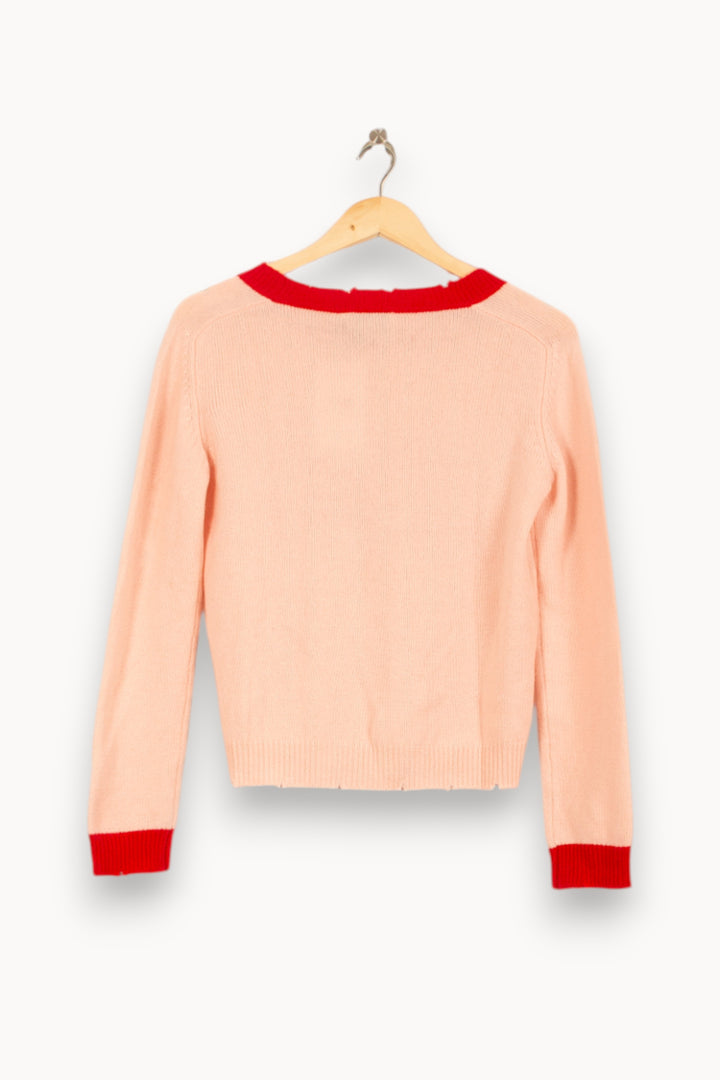 Pull Rose et Rouge - Taille S/36 de la marque Bérénice | PARAD62959 - Vendu par Paradigme - Image 4