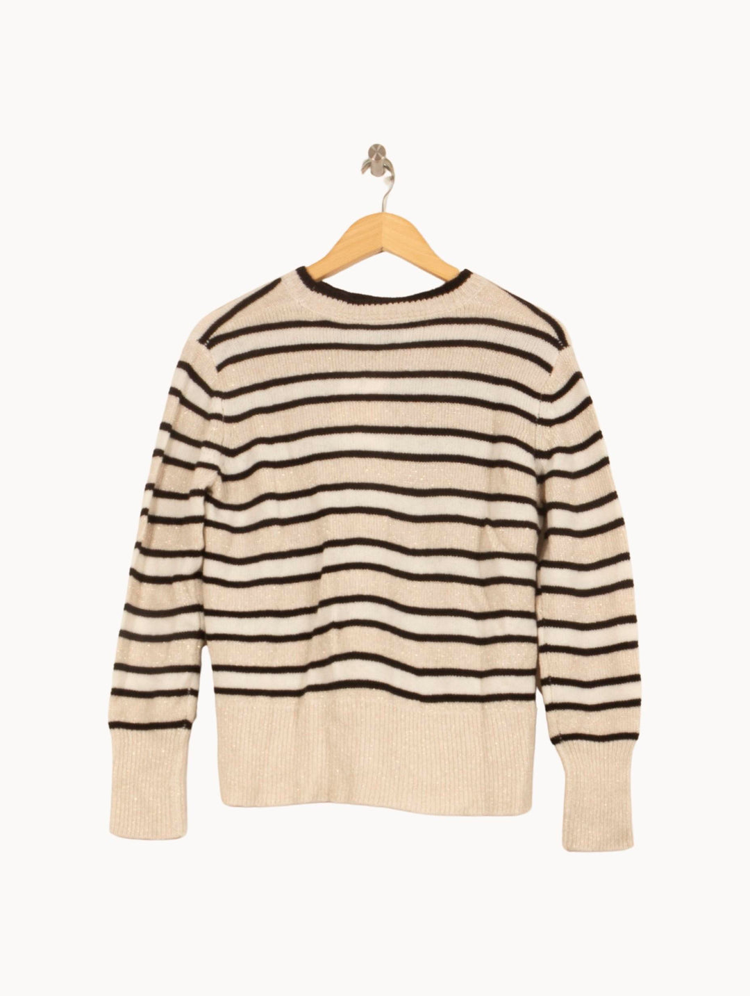 Pull Rayé Blanc et Noir - Taille S/36 de la marque Bérénice | PARAD62961 - Vendu par Paradigme - Image 4
