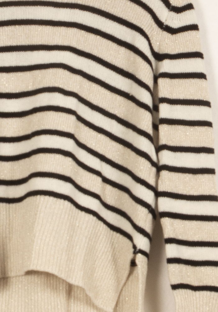 Pull Rayé Blanc et Noir - Taille S/36 de la marque Bérénice | PARAD62961 - Vendu par Paradigme - Image 3