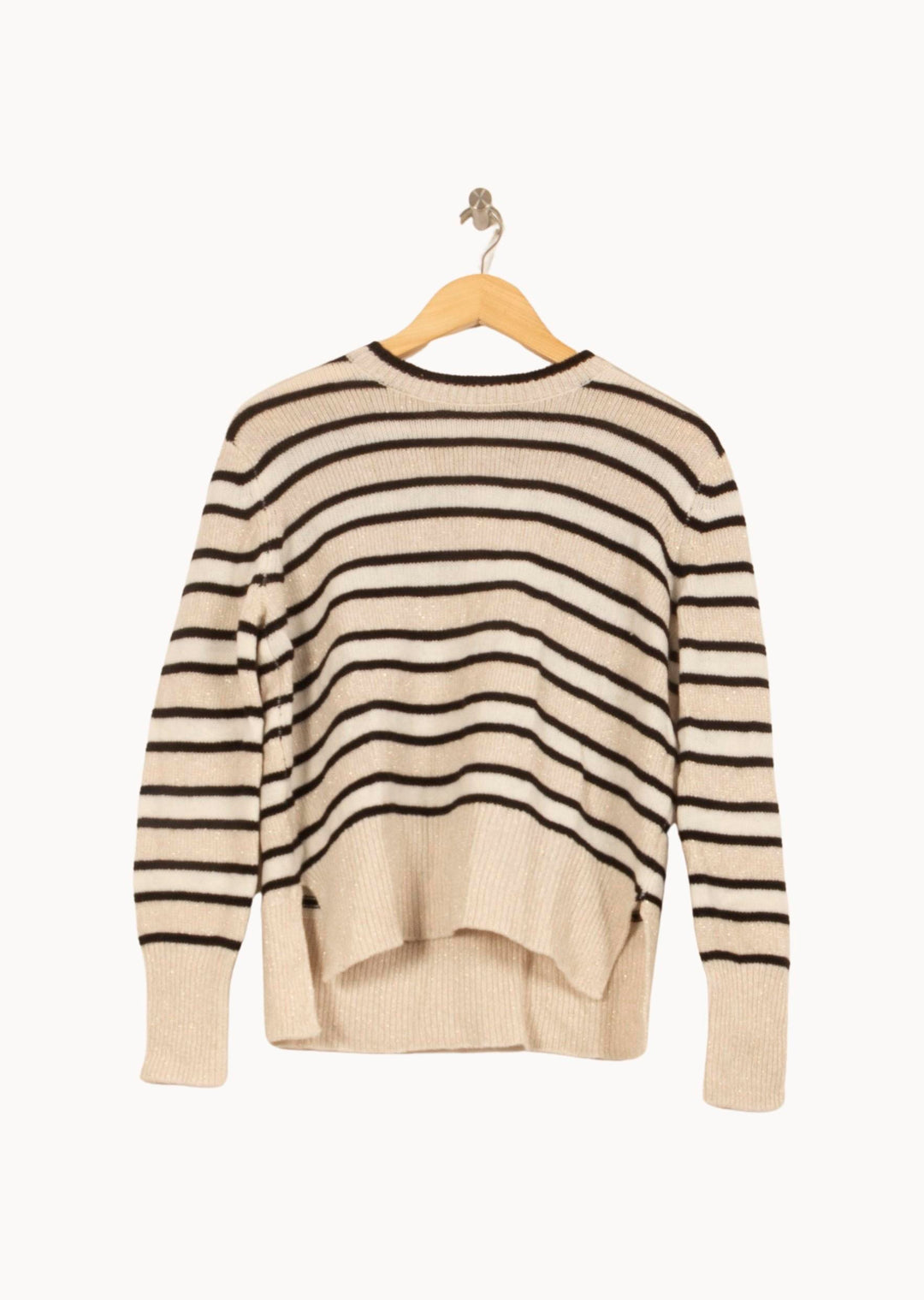 Pull Rayé Blanc et Noir - Taille S/36 de la marque Bérénice | PARAD62961 - Vendu par Paradigme - Image 2