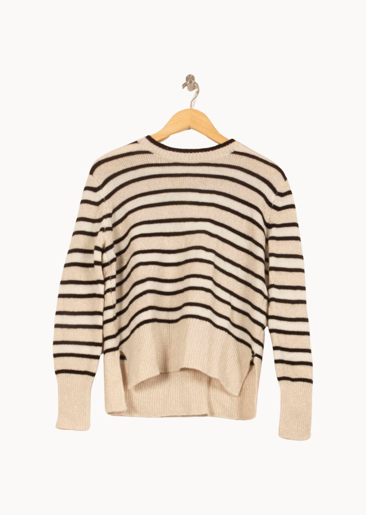 Pull Rayé Blanc et Noir - Taille S/36 de la marque Bérénice | PARAD62961 - Vendu par Paradigme - Image 2
