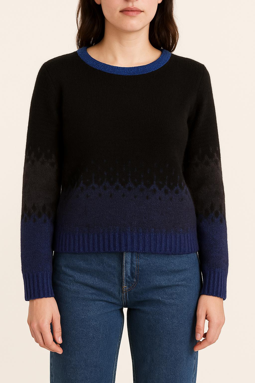 Pull Noir et Bleu - Taille S/36 de la marque Bérénice | PARAD62962 - Vendu par Paradigme - Image 1