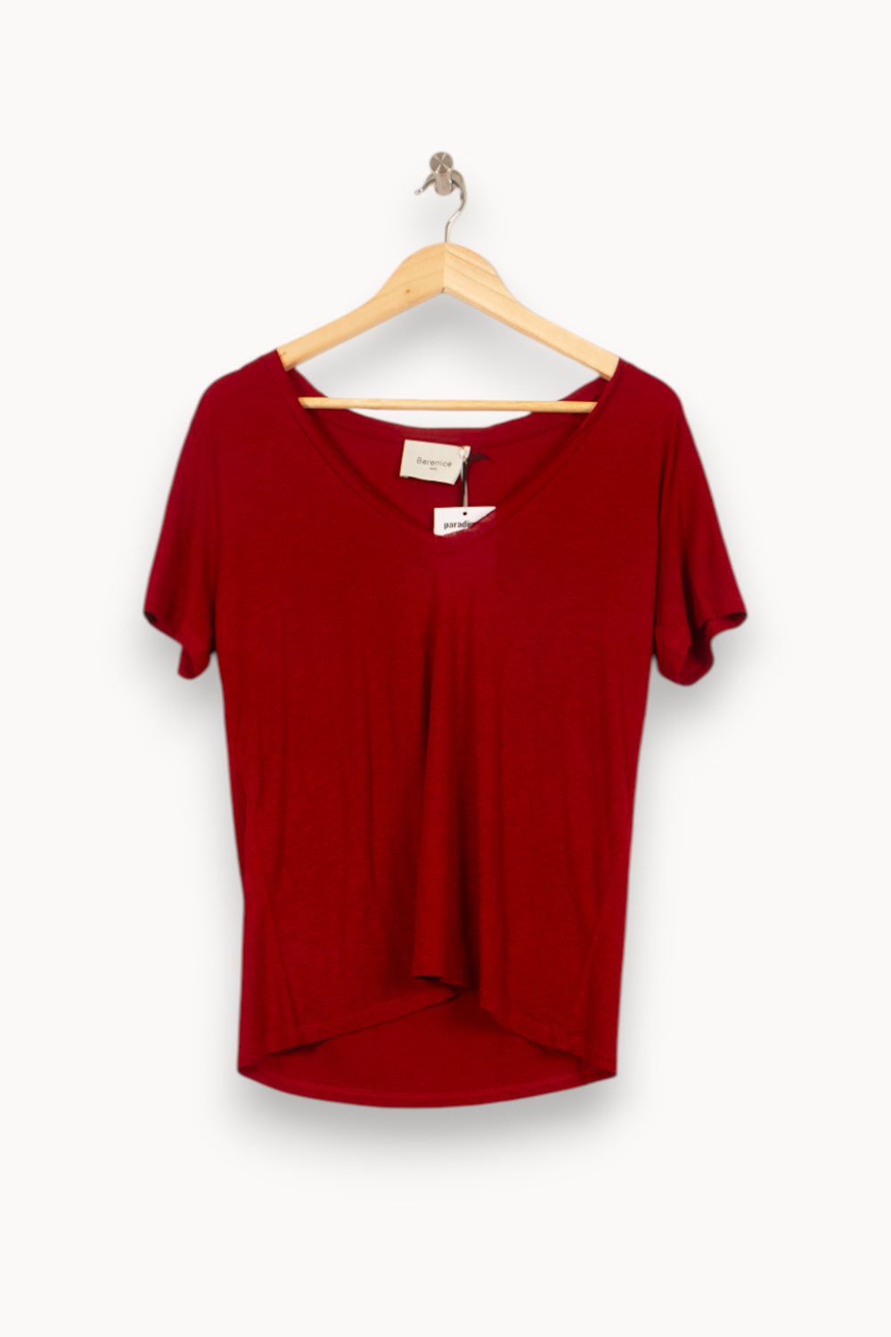 Tee-shirt Rouge - Taille S/36 de la marque Bérénice | PARAD62963 - Vendu par Paradigme - Image 2