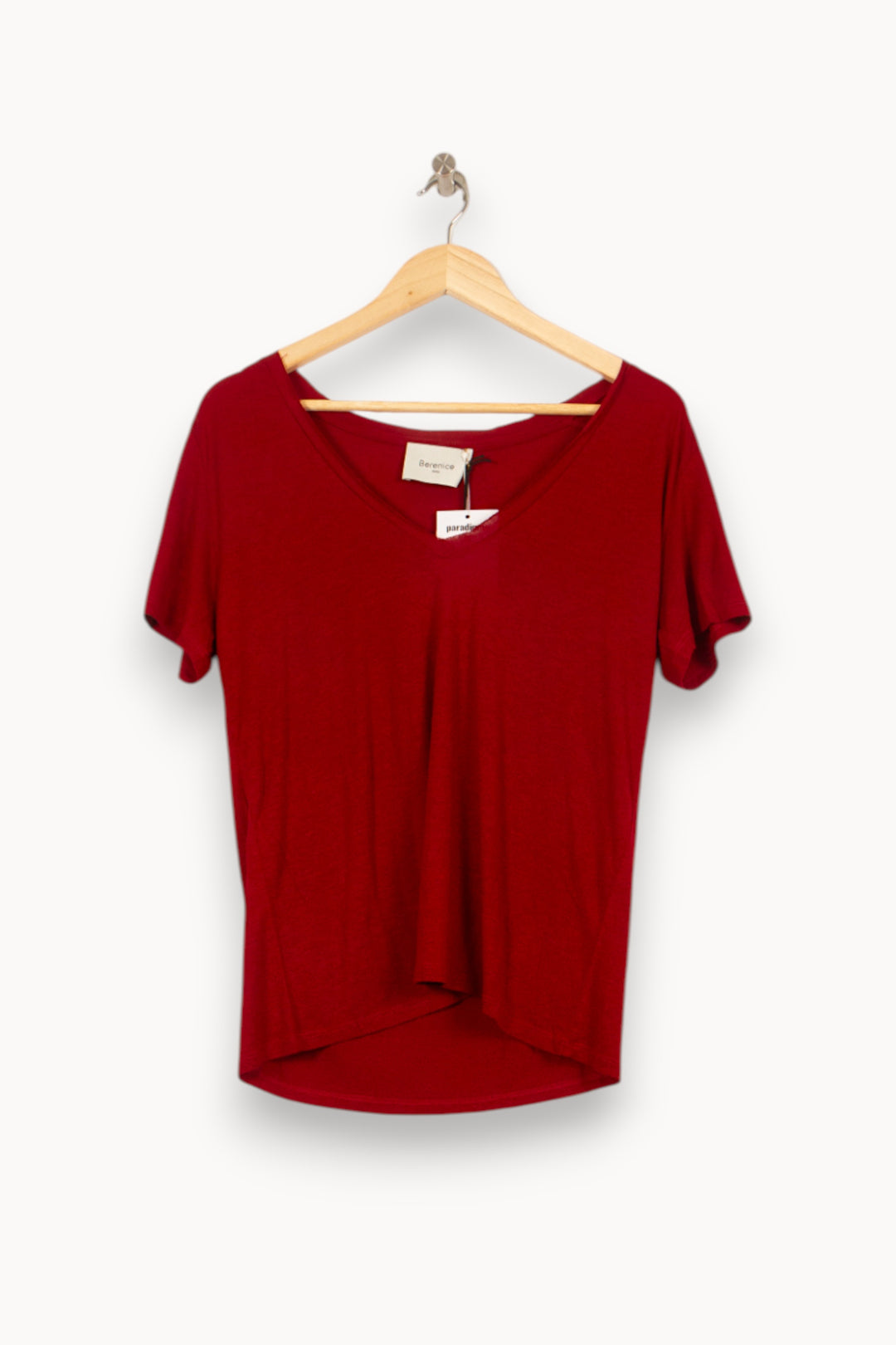 Tee-shirt Rouge - Taille S/36 de la marque Bérénice | PARAD62963 - Vendu par Paradigme - Image 2