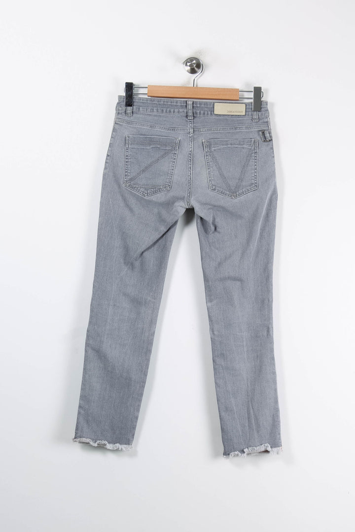 Jean Gris - Taille S/36 de la marque Zadig&Voltaire | PARAD62970 - Vendu par Paradigme - Image 4