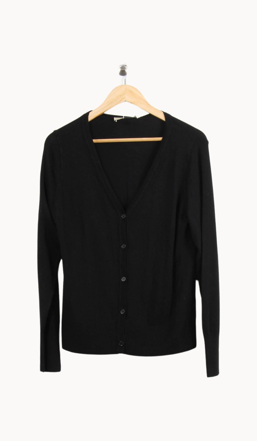 Cardigan Noir - Taille L/40 de la marque La Fée Maraboutée | PARAD62972 - Vendu par Paradigme - Image 2