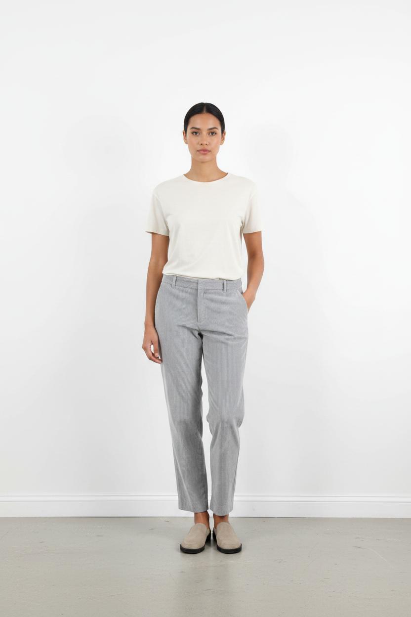 Pantalon Gris à Rayures - Taille M/38