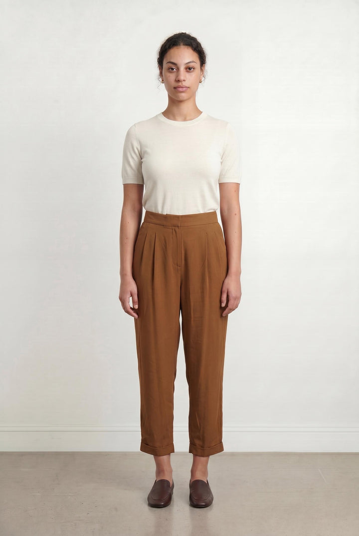 Pantalon Marron - Taille XL/42 de la marque La Fée Maraboutée | PARAD62984 - Vendu par Paradigme - Image 1