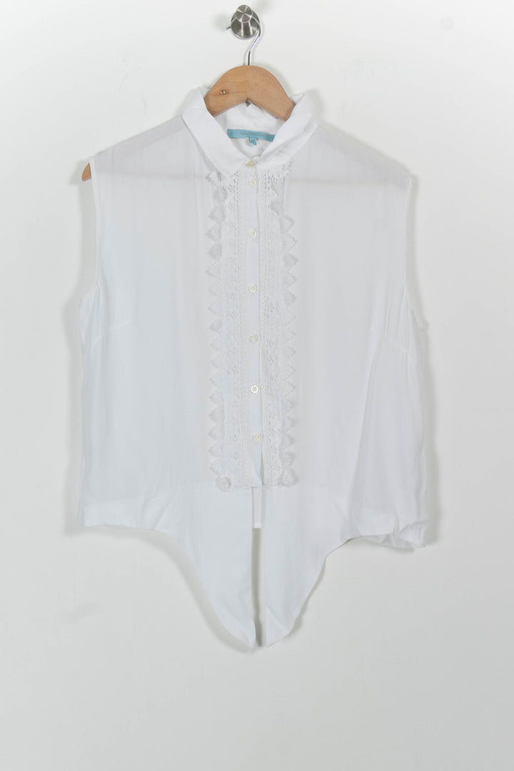 Chemise Sans Manches Blanche - Taille XL/42 de la marque La Fée Maraboutée | PARAD62986 - Vendu par Paradigme - Image 2