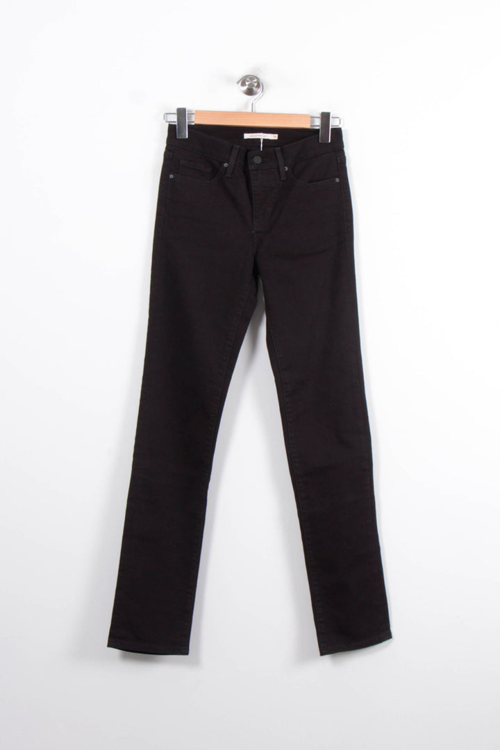 Jean Slim Noir - Taille S/36 de la marque Levi's | PARAD63016 - Vendu par Paradigme - Image 2