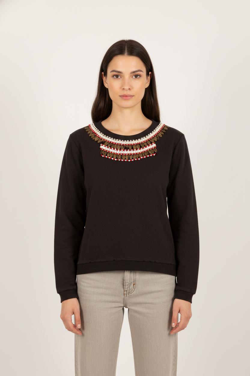 Sweat Noir - Taille S/36