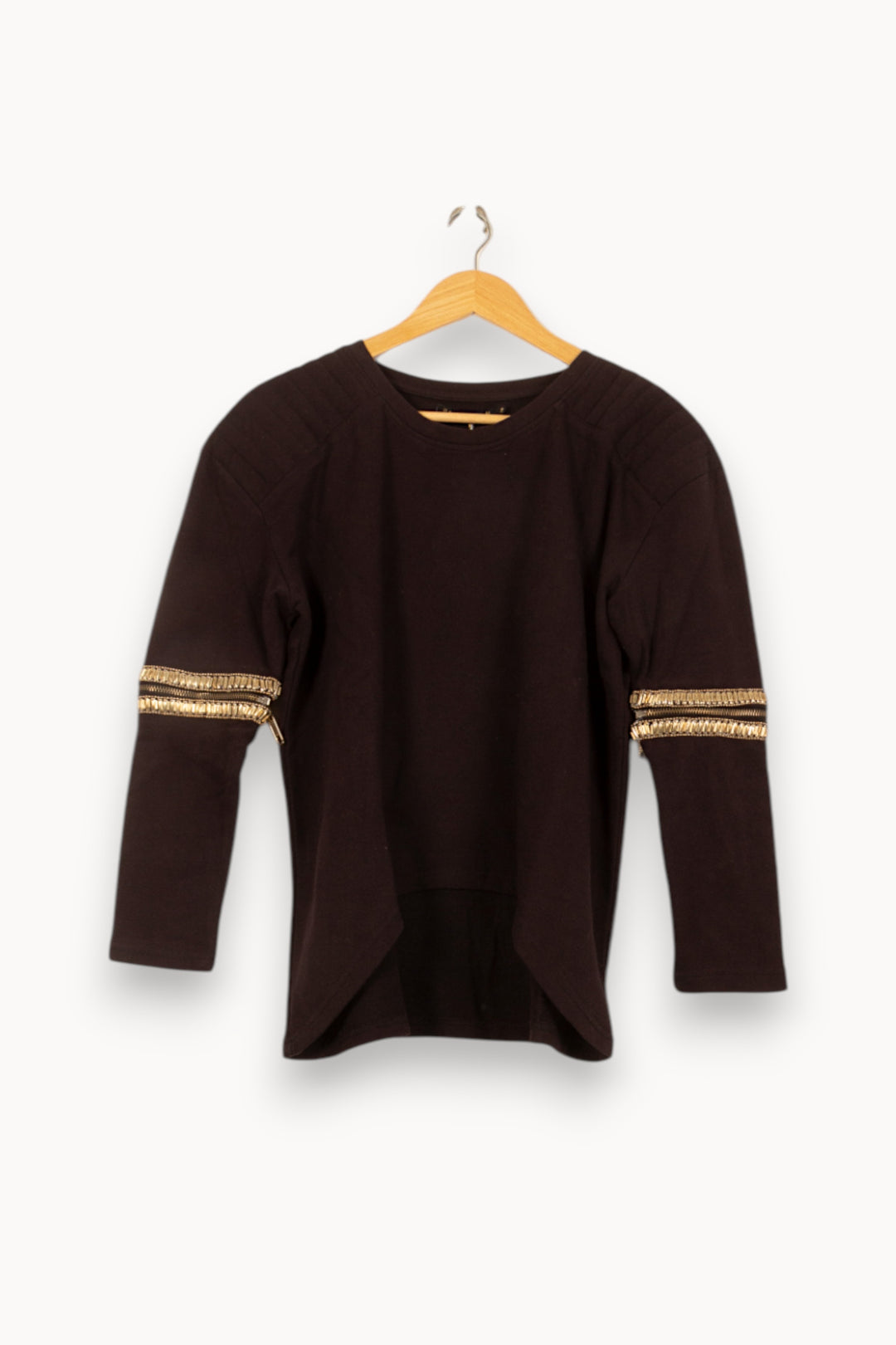 Pull Noir et Doré - Taille M/38 de la marque Bérénice | PARAD63042 - Vendu par Paradigme - Image 2