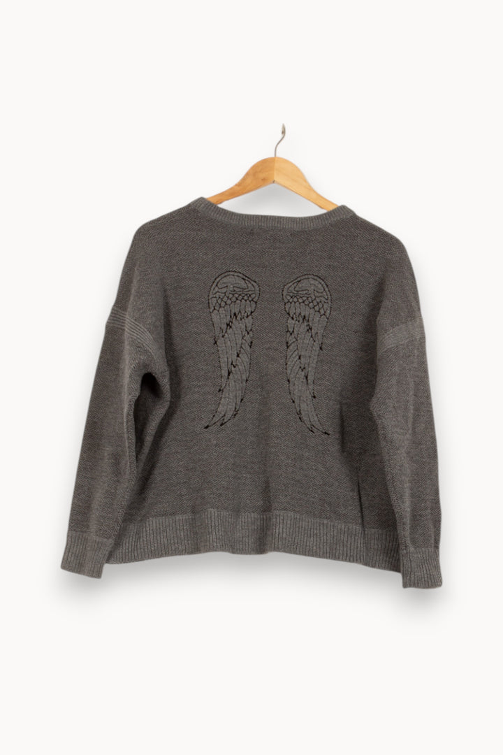 Pull Gris - Taille S/36 de la marque Bérénice | PARAD63061 - Vendu par Paradigme - Image 4