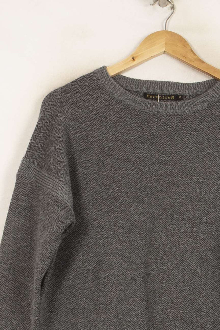 Pull Gris - Taille S/36 de la marque Bérénice | PARAD63061 - Vendu par Paradigme - Image 3