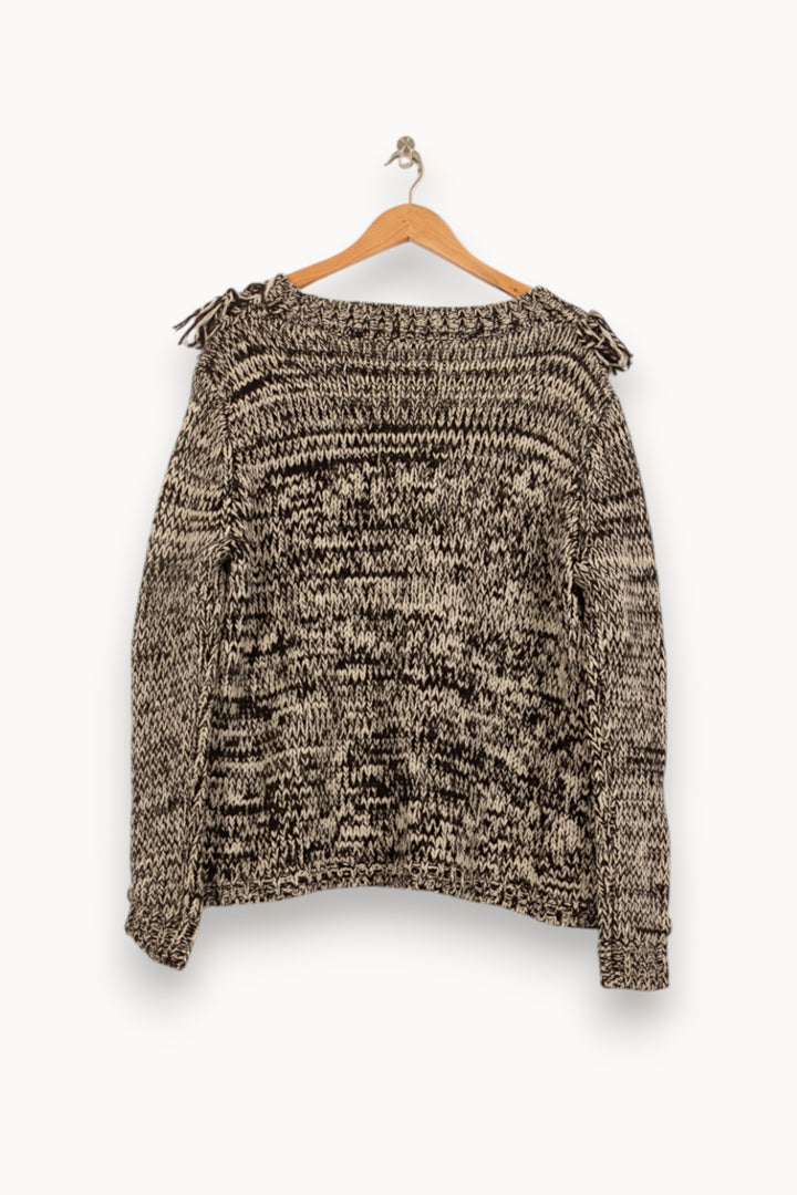 Pull Gris et Noir - Taille S/36 de la marque Bérénice | PARAD63063 - Vendu par Paradigme - Image 4