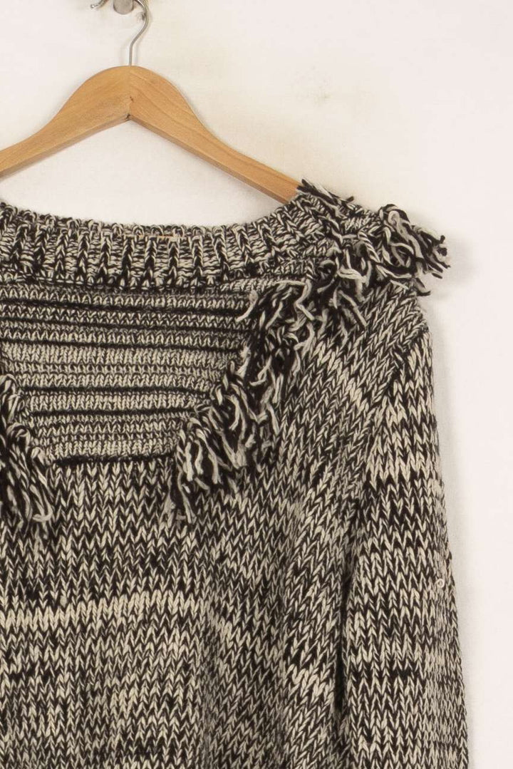 Pull Gris et Noir - Taille S/36 de la marque Bérénice | PARAD63063 - Vendu par Paradigme - Image 3