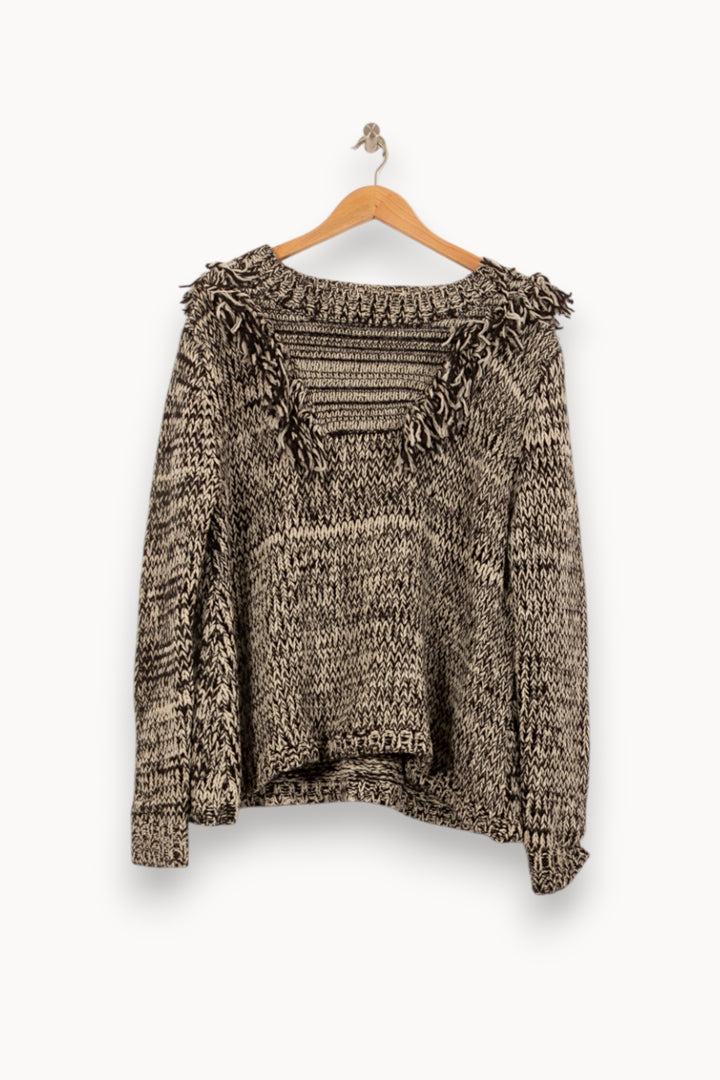 Pull Gris et Noir - Taille S/36 de la marque Bérénice | PARAD63063 - Vendu par Paradigme - Image 2