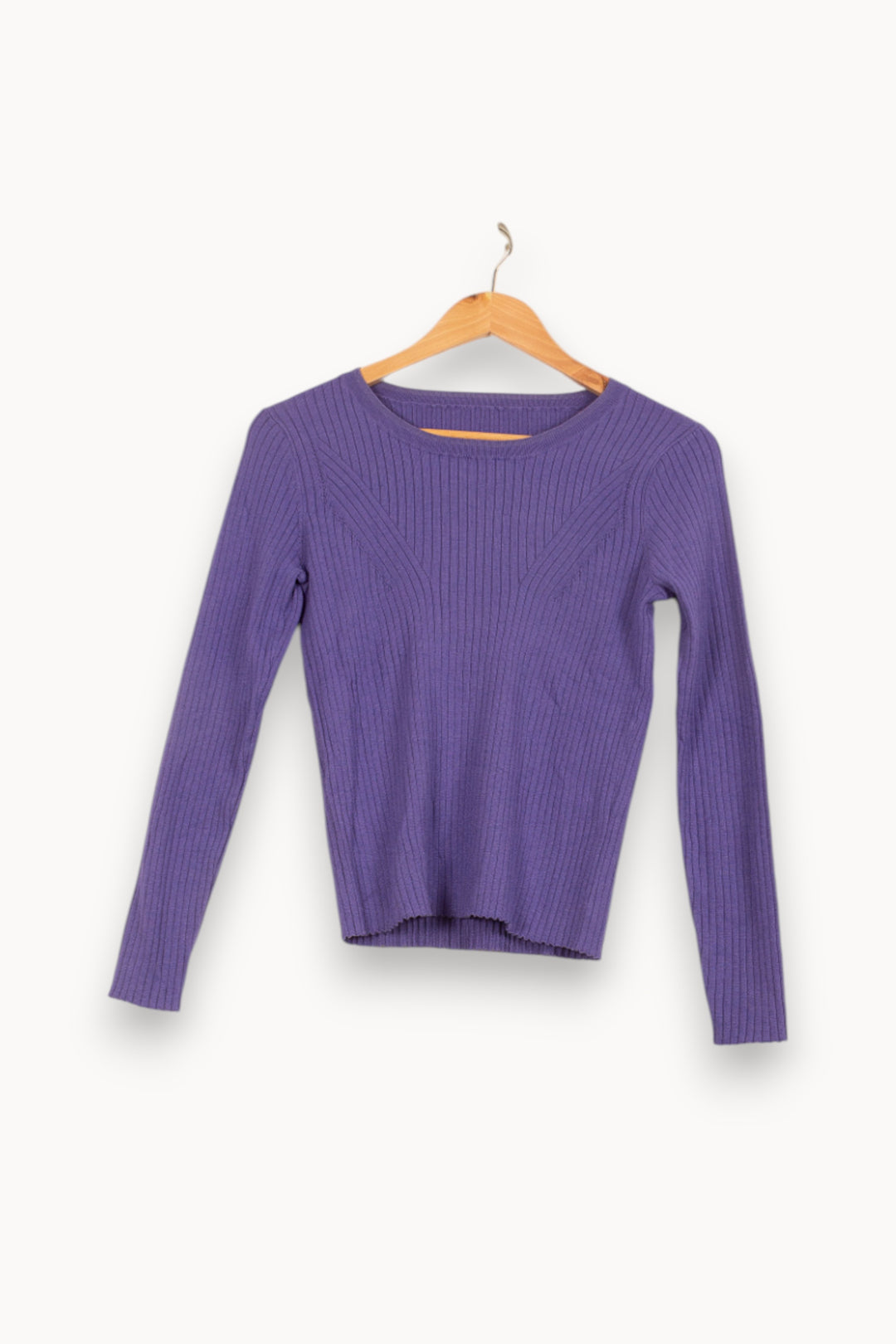 Pull Violet - Taille S/36 de la marque Bérénice | PARAD63071 - Vendu par Paradigme - Image 2