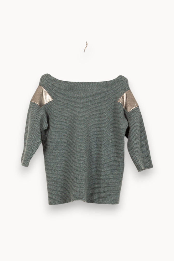 Pull Bleu et Argenté - Taille S/36 de la marque Bérénice | PARAD63072 - Vendu par Paradigme - Image 4