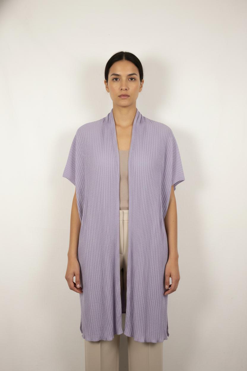 Cardigan Violet - Taille L/40