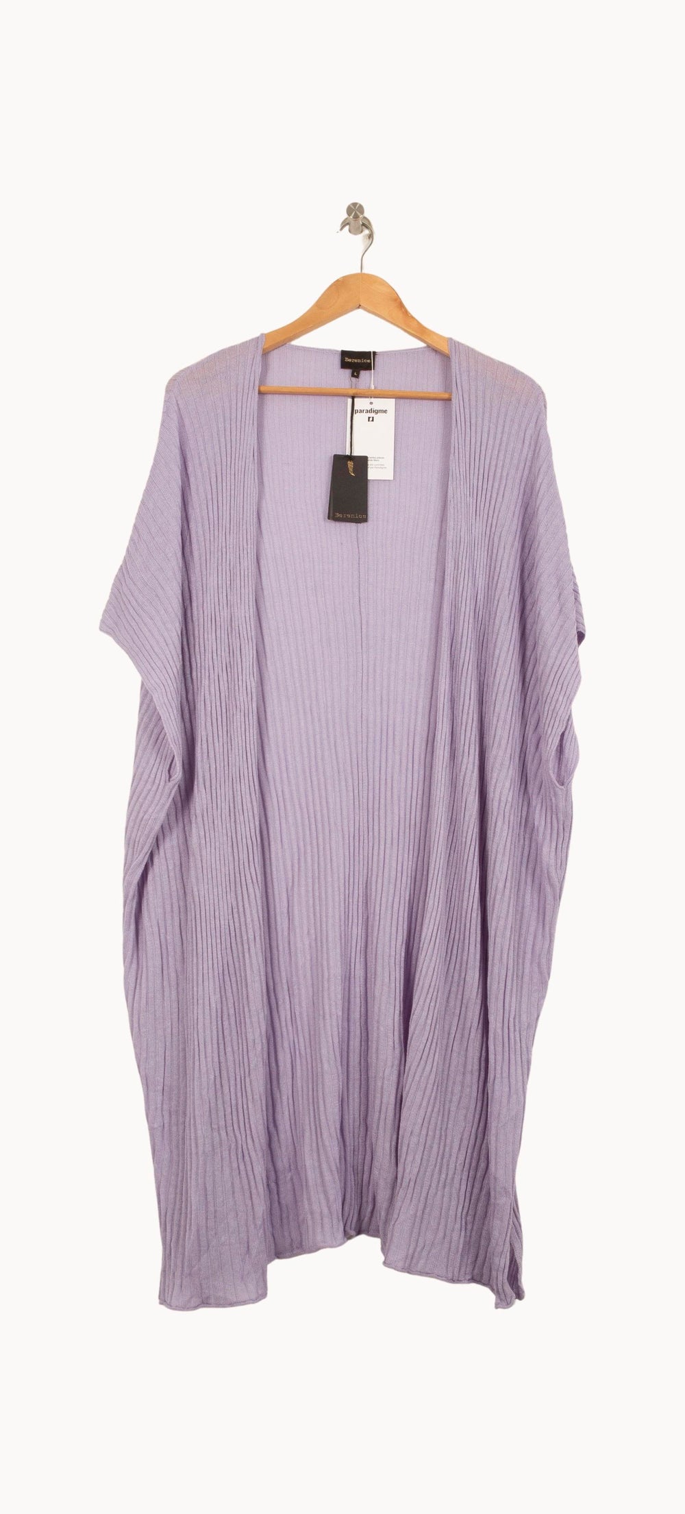 Cardigan Violet - Taille L/40 de la marque Bérénice | PARAD63075 - Vendu par Paradigme - Image 2