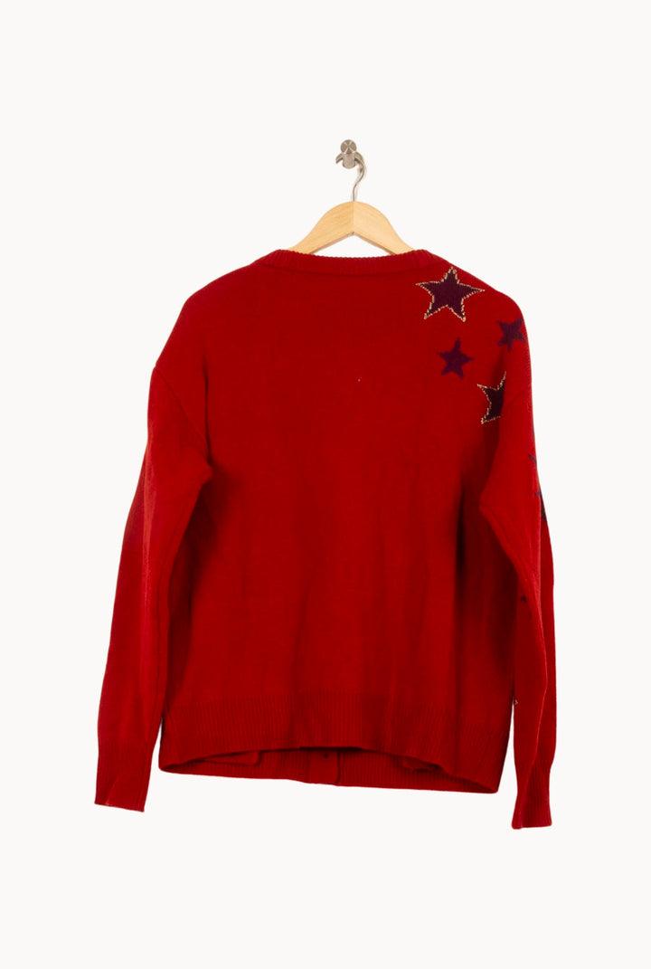 Cardigan Rouge et Violet - Taille S/36 de la marque Bérénice | PARAD63077 - Vendu par Paradigme - Image 4