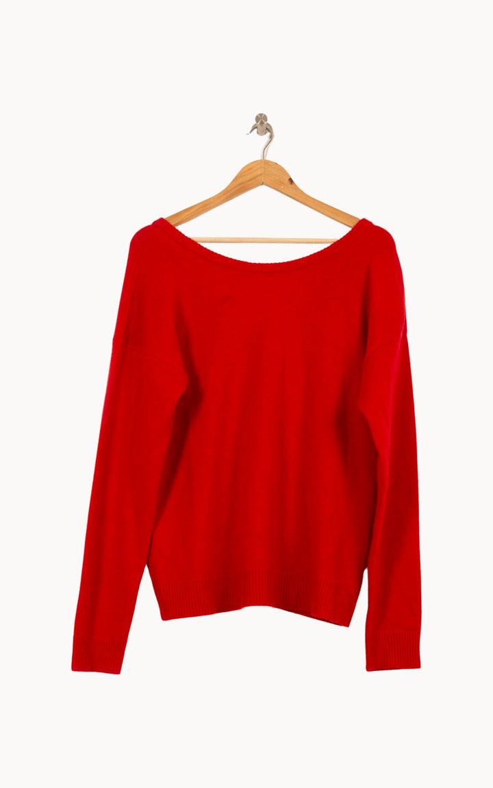 Pull Rouge - Taille S/36 de la marque Bérénice | PARAD63079 - Vendu par Paradigme - Image 4