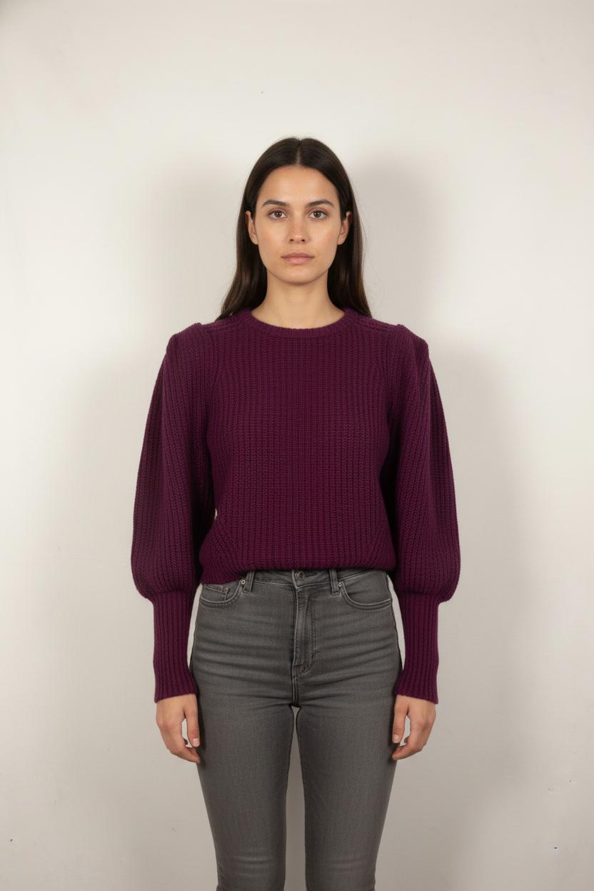 Pull Violet - Taille S/36