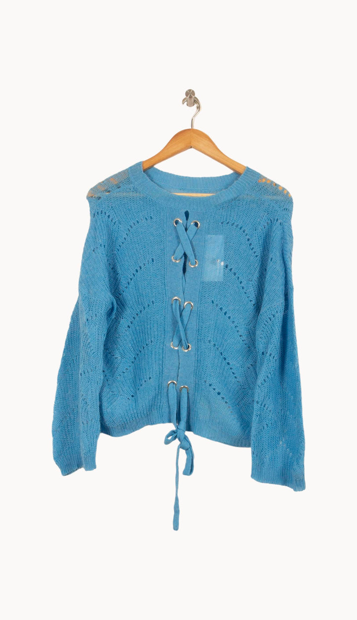 Pull Bleu - Taille S/36 de la marque Bérénice | PARAD63081 - Vendu par Paradigme - Image 4
