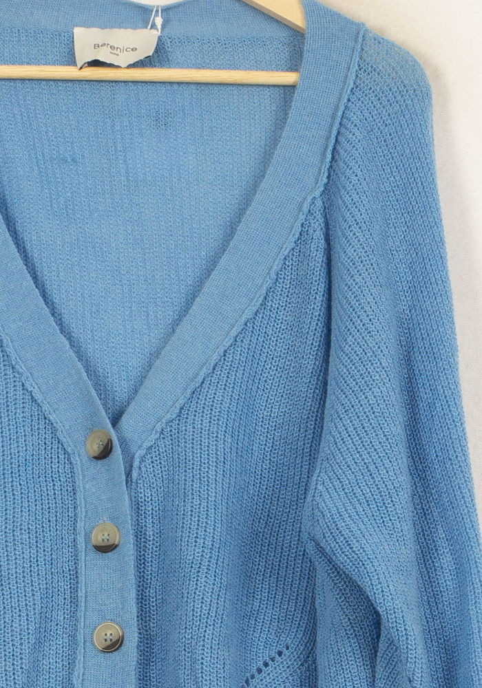 Cardigan Bleu - Taille S/36 de la marque Bérénice | PARAD63082 - Vendu par Paradigme - Image 3