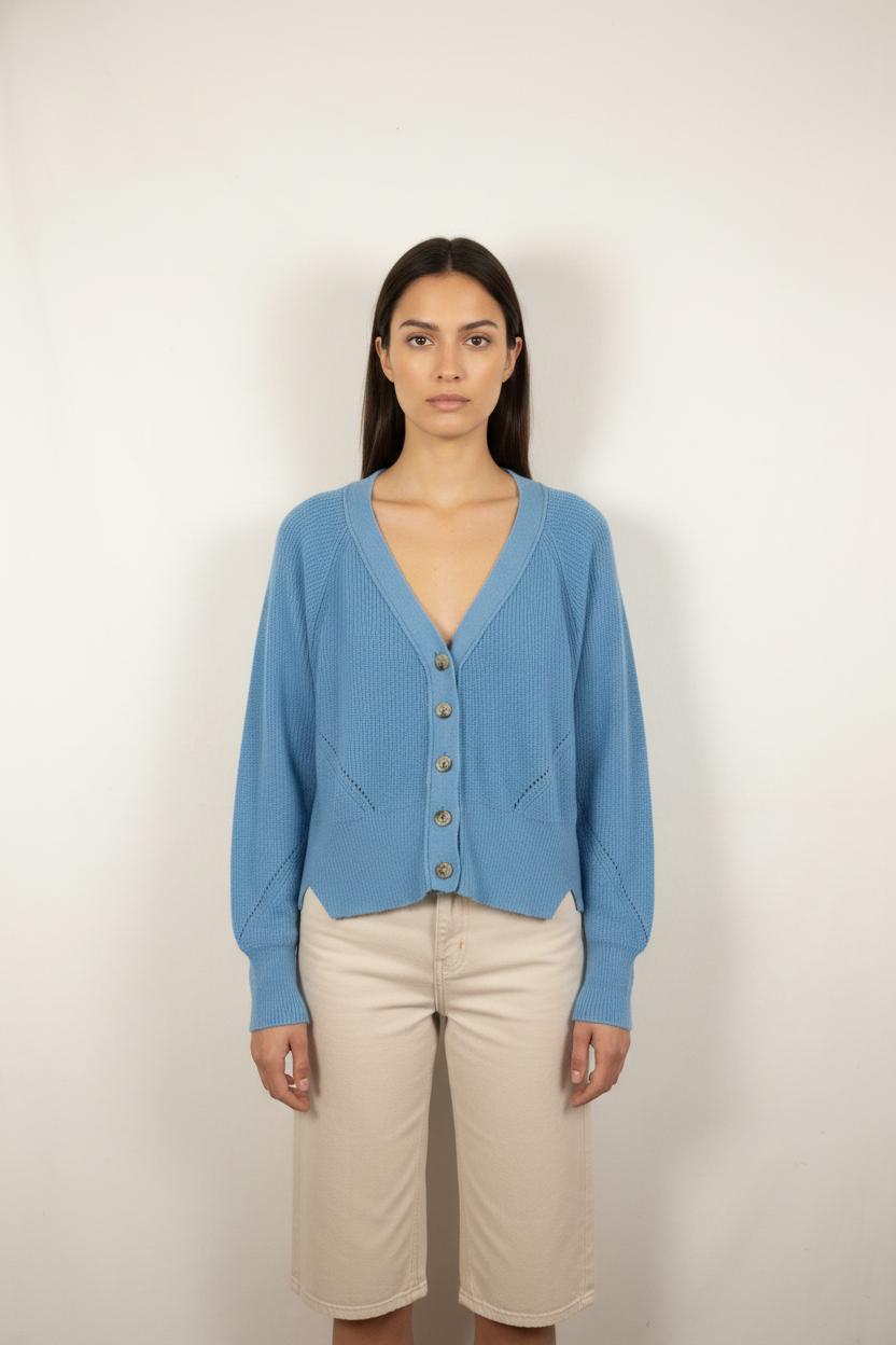 Cardigan Bleu - Taille S/36